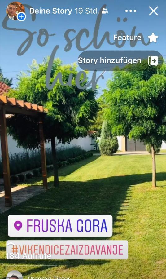 Vikendica Lesic Villa Cortanovci Bagian luar foto